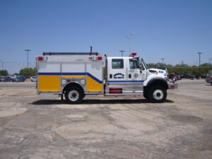 Peralta Fire Department Tanker side view