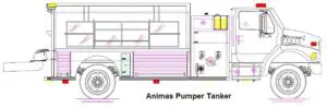 Animas VFD Tanker blueprint