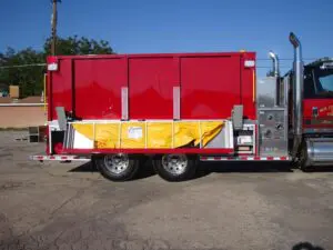 Lonestar fire truck with red body