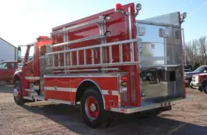 Whiskey Creek VFD Tanker with ladder on the side