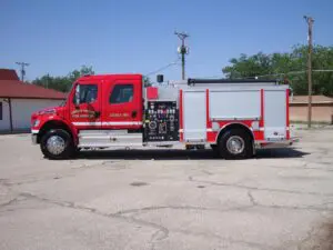 Lincoln County Fire Services Pumper side view