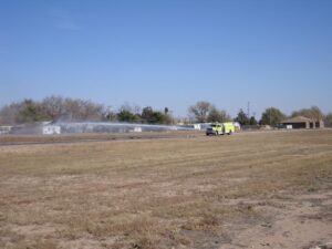 Jordan VFD Pumper Tanker hose spraying water straight